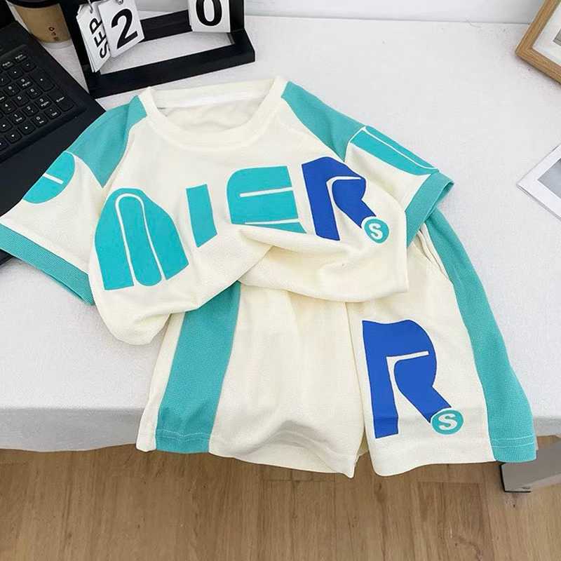 Boys' fashion set, short-sleeve top and shorts--MIER---13